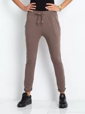 Dámské tepláky BASIC FEEL GOOD RV-DR-3698.08X BROWN