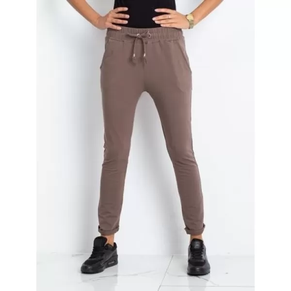  Dámské tepláky BASIC FEEL GOOD RV-DR-3698.08X BROWN 