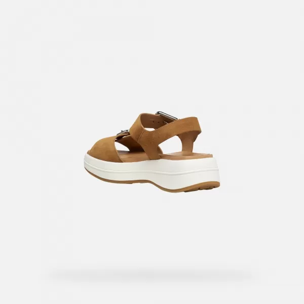  Dámské sandály GEOX SPHERICA ECUB-3 S G012854 HNĚDÁ 