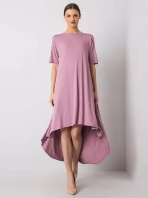 Dámské šaty RUE PARIS RV-SK-R4889.09 DARK PINK