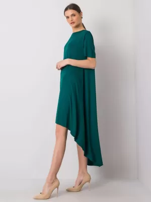 Dámské šaty RUE PARIS RV-SK-R4889.09 DARK GREEN