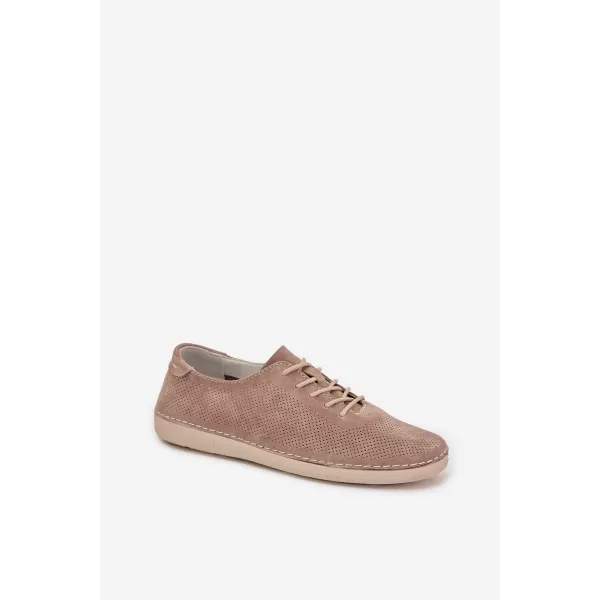  Dámské boty S.BARSKI LR61-7080 DARK BEIGE 