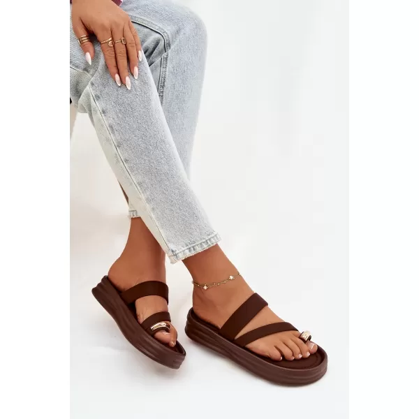  Dámské pantofle BOTO FARIELLE 41284 BROWN 