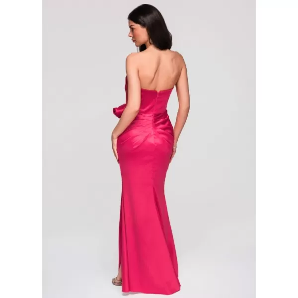  Dámské šaty LARICA LA-OM-DLR278 FUCHSIA 