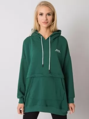 Dámská mikina RELEVANCE RV-BL-7095.30P DARK GREEN