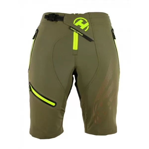  Dámské kraťasy HAVEN ENERGY CYKLOVLOŽKOU KHAKI/ŽLUTÁ 