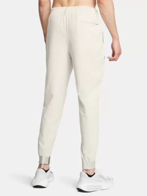 Pánské tepláky UNDER ARMOUR UNSTOPPABLE JOGGERS 1388823-110 BÍLÁ
