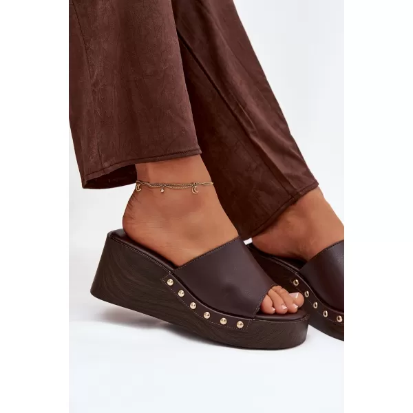  Dámské pantofle BOTO ARIONNE 41252 COFFEE 
