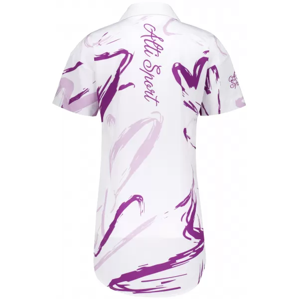  Dámská košile premium ALTISPORT VOJ/ALW049KOS01 BÍLÁ/FIALOVÁ 
