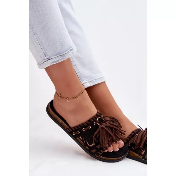  Dámské pantofle BOTO GLORINNA 41497 BLACK 