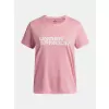 Dívčí triko UNDER ARMOUR TECH TWIST WDMK LOGO SS 6007134-600 RŮŽOVÁ
