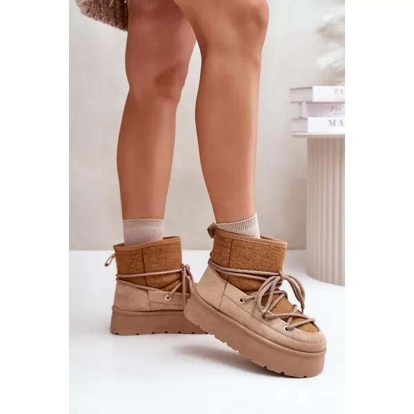  Dámské sněhule BOTO MAVORA 34284 KHAKI 