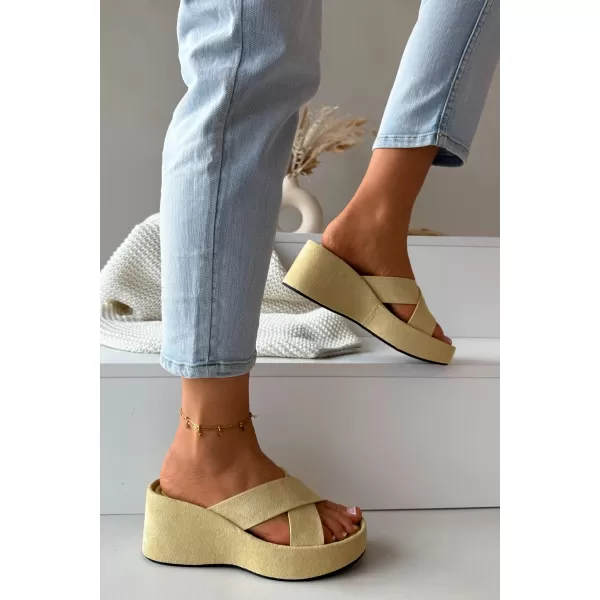  Dámské pantofle BOTO CALORINE 41358 YELLOW 