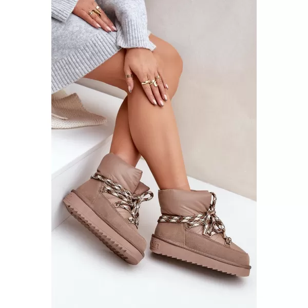  Dámské sněhule D.FRANKLIN DFSH375003 TAUPE 