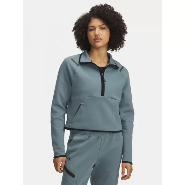  Dámská mikina UNDER ARMOUR UNSTOPPABLE FLC HZ 6003671-587 MODRÁ 