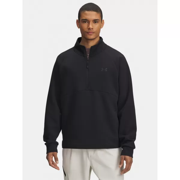  Pánská mikina UNDER ARMOUR UNSTOPPABLE FLC HALF ZIP 6003868-001 ČERNÁ 