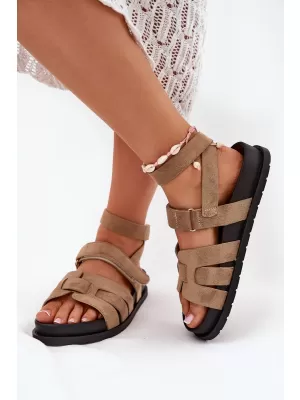 Dámské sandály BOTO VALPERA 37804 KHAKI