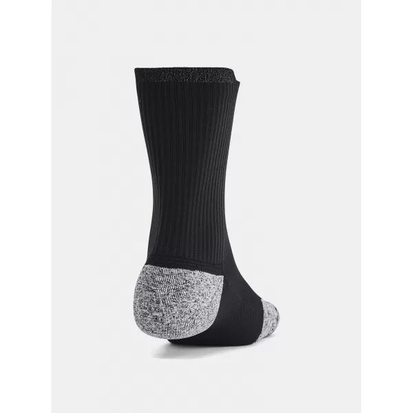  Ponožky UNDER ARMOUR UA AD RUN CUSHION CREW (3 PÁRY) 1387043-001 ČERNÁ 