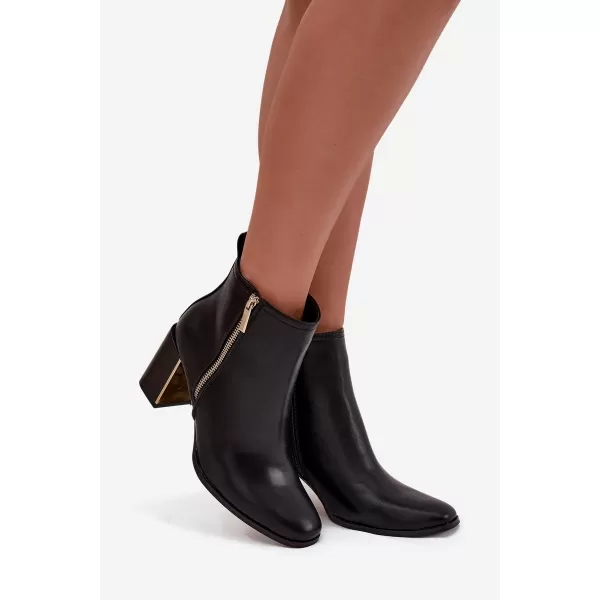  Dámské boty na podpatku BOTO CAMILYN 40569 BLACK 