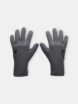 Pánské rukavice UNDER ARMOUR M'S STORM FLEECE GLOVES 6000391-025 ŠEDÁ