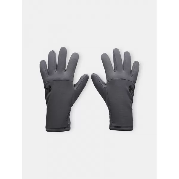  Pánské rukavice UNDER ARMOUR M'S STORM FLEECE GLOVES 6000391-025 ŠEDÁ 