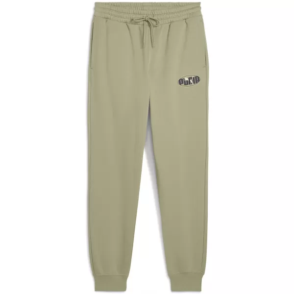  Pánské kalhoty PUMA ESS LOGO LAB SWEATPANTS 688182-82 LUX ARMY 