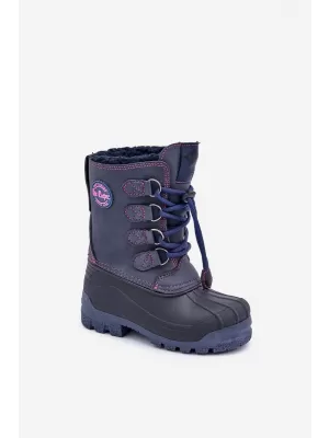 Dětské sněhule LEE COOPER LCJ-24-44-2843K NAVY