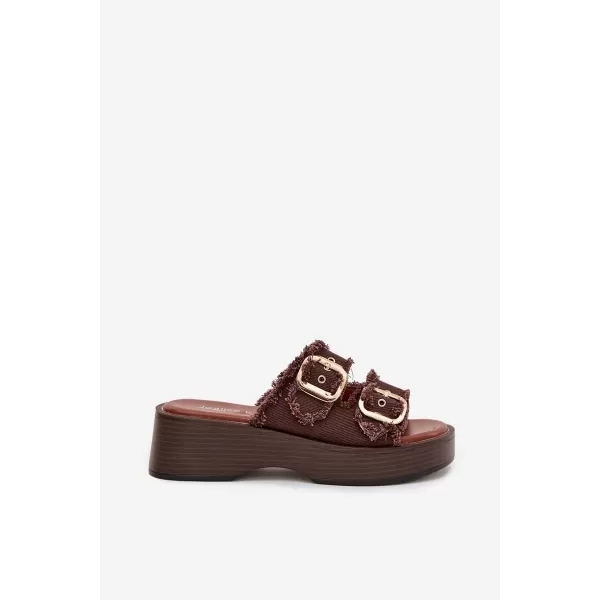  Dámské pantofle BOTO RENELISSE 41325 BROWN 