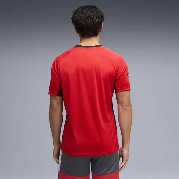  Pánské funkční triko PUMA INDIVIDUALLIGA GRAPH JERSEY 660578_01 PUMA RED/PUMA WHITE 