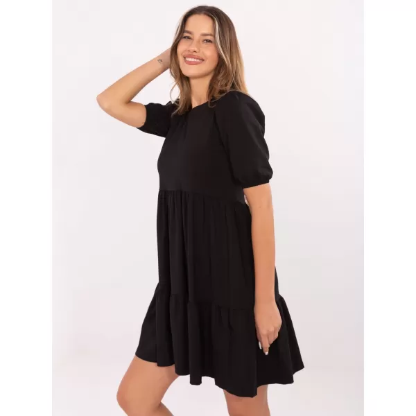 Dámské šaty RUE PARIS RV-SK-5587.93 NOIRE 