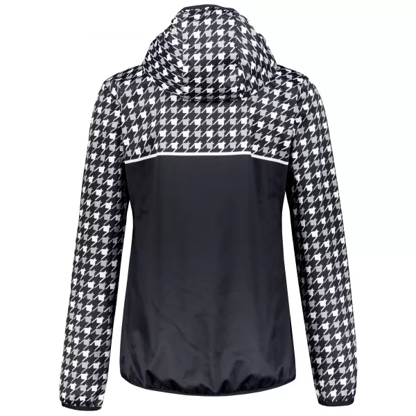  Dámská softshellová bunda premium ALTISPORT VOJ/ALW048JACK01 ČERNOBÍLÁ 
