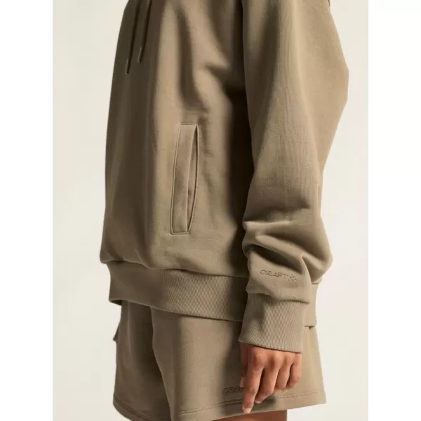  Dámská mikina s kapucí CRAFT Corp. Frequent Hoodie W ŠEDOBÉŽOVÁ 