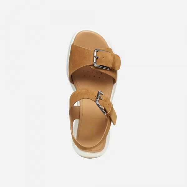  Dámské sandály GEOX SPHERICA ECUB-3 S G012854 HNĚDÁ 