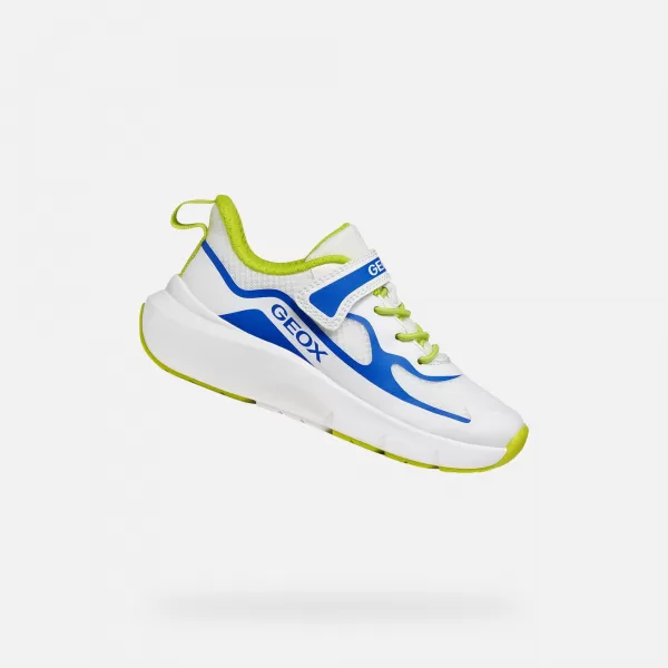 Chlapecké tenisky GEOX PRO-RAN J65P7F01454C0293 BÍLÁ 