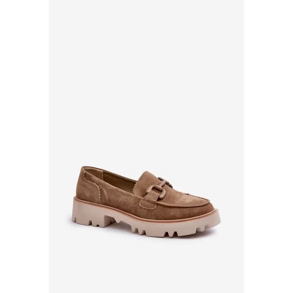  Dámské mokasíny D&A TW117 BROWN 