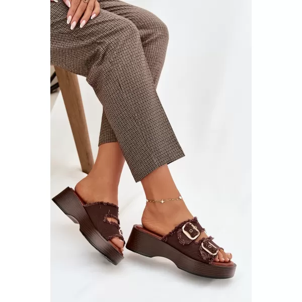  Dámské pantofle BOTO RENELISSE 41325 BROWN 