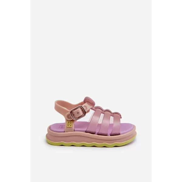  Dětské sandály ZAXY NN385020 PURPLE 