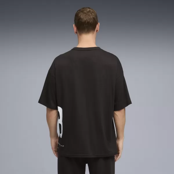  Pánské triko PUMA M GRAPHIC OVERSIZED TEE 528528_01 PUMA BLACK 