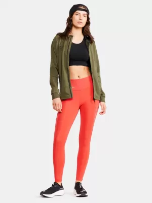 Dámská bunda s kapucí CRAFT Corp. ADV Unify Hoodie Jacket W LESNÍ