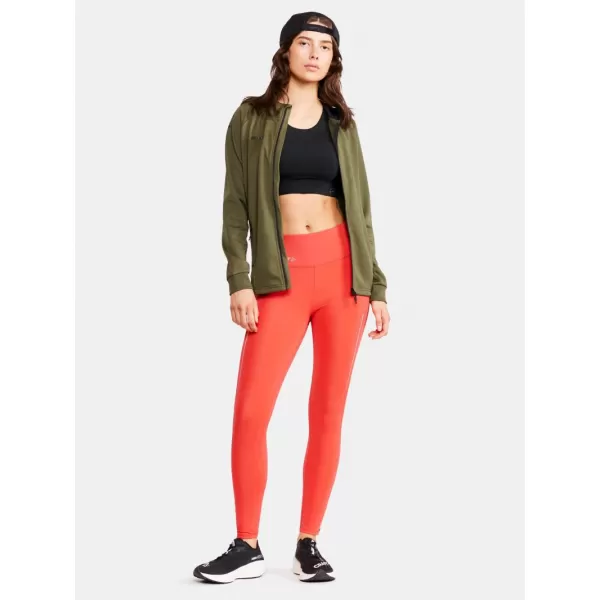  Dámská bunda s kapucí CRAFT Corp. ADV Unify Hoodie Jacket W LESNÍ 