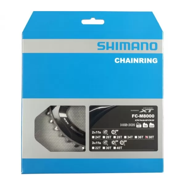  Převodník 38z SHIMANO XT FC-M8000 2X11 4 DÍRY 