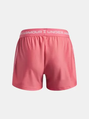 Dívčí kraťasy UNDER ARMOUR G TECH PLAY UP SHORT 1390075-600 RŮŽOVÁ