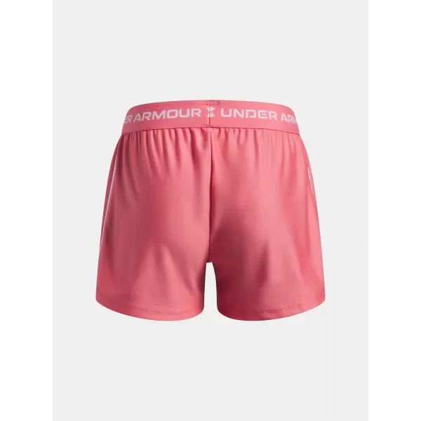  Dívčí kraťasy UNDER ARMOUR G TECH PLAY UP SHORT 1390075-600 RŮŽOVÁ 