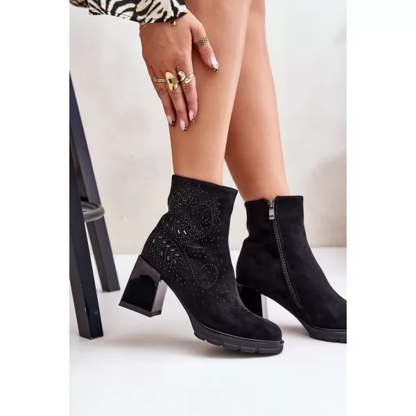  Dámské boty D&A MR880-130 BLACK 