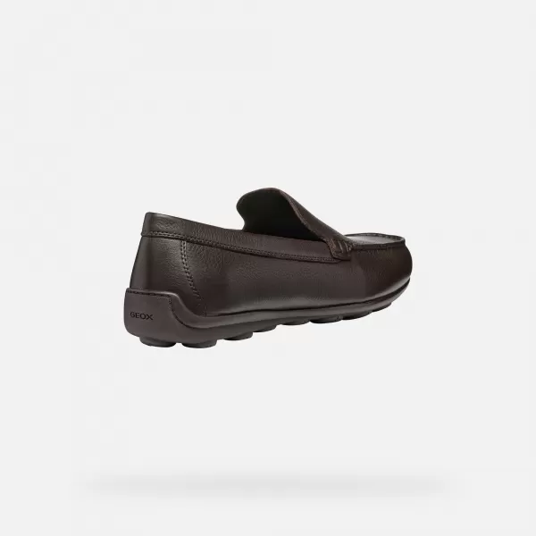  Pánské mokasíny GEOX SPHERICA EC16 G002878 TMAVĚ HNĚDÁ 