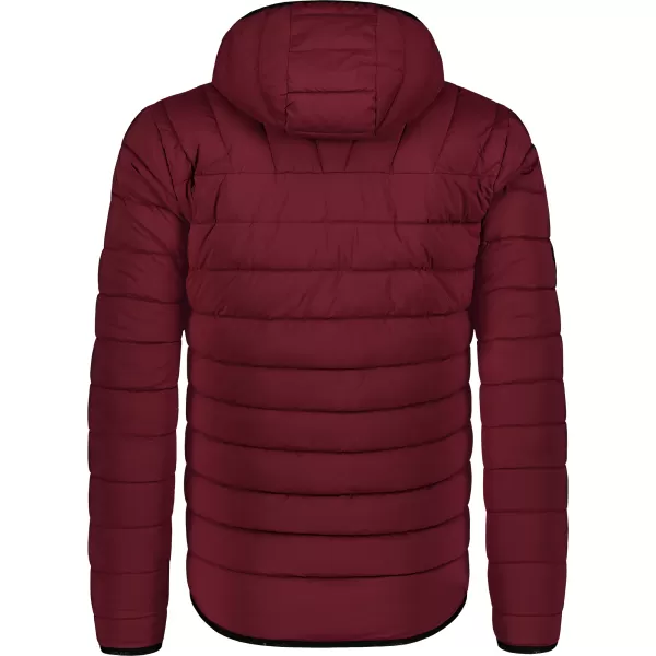  Pánská zimní bunda NORDBLANC SCREE NBWJM8262 VÍNOVÁ 