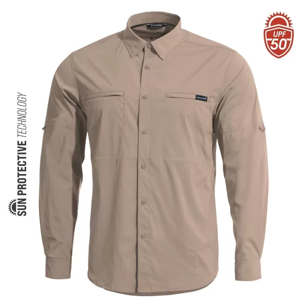 Pánská košile PENTAGON WAYNE K02029 04 KHAKI 