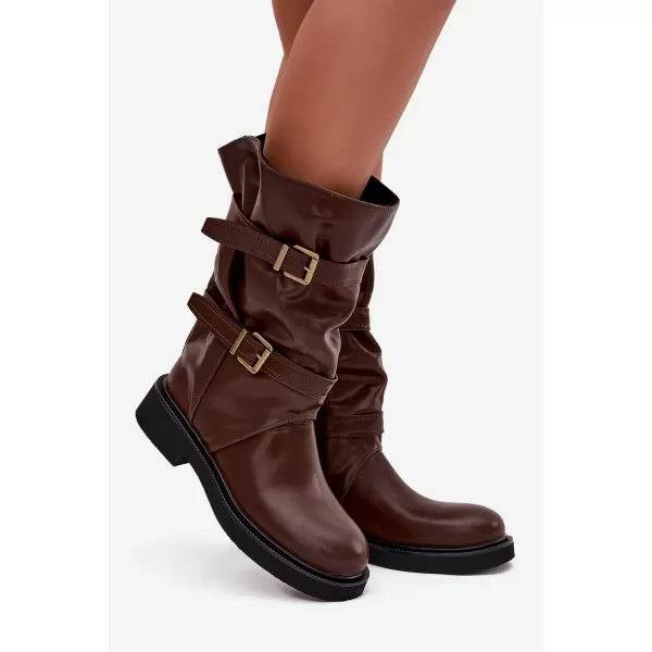  Dámské kozačky BOTO HALVESSA 39587 BROWN 