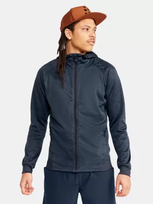 Pánská bunda s kapucí CRAFT Corp. ADV Unify Hoodie Jacket M OHNIVÝ MELÍR