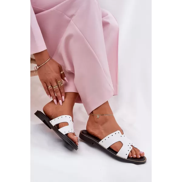  Dámské pantofle ZAZOO 40326 WHITE 